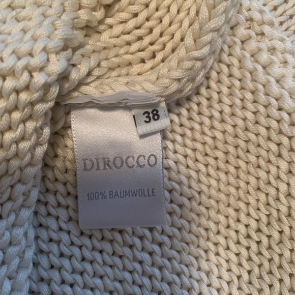 Small Dirocco - Neutral Cream Color Sweater - Size Small - 100% Baumwolle - Picture 2 of 6